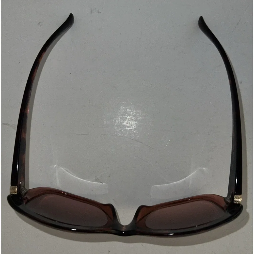 Elle Women's Tortoise Shell Oversized Square Sunglasses‎ Brown Gradient Lenses